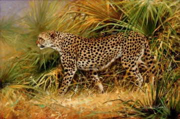 léopard 9 Peinture à l'huile